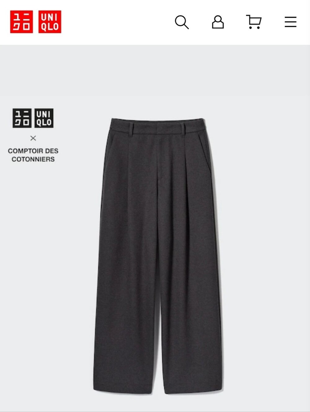 Pleated Sweatpants